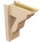 Ekena Millwork 6-in W x 12-in D x 16-in H Funston Trad Rough Cedar Woodgrain TimberThane Outlooker, Primed Tan OUTUR060X12X16FST04RCPR - alternate 6